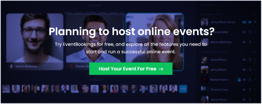 Planning to host online events