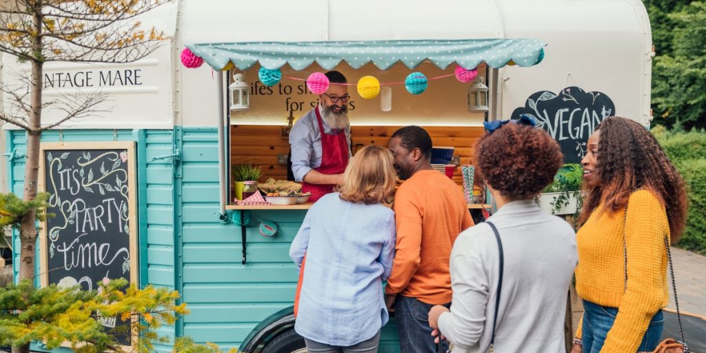 Food truck catering idea