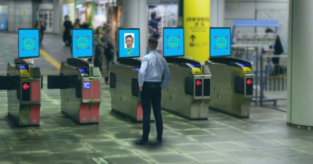 Check-in with facial recognition