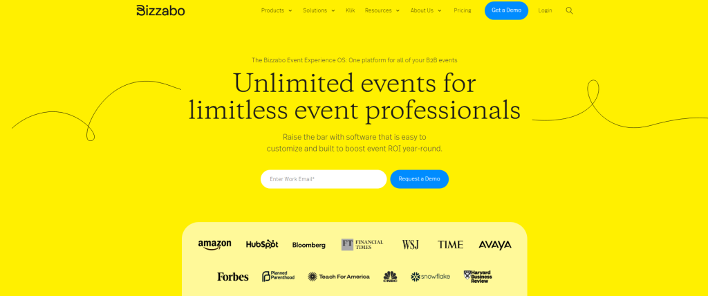 Bizzabo event management software