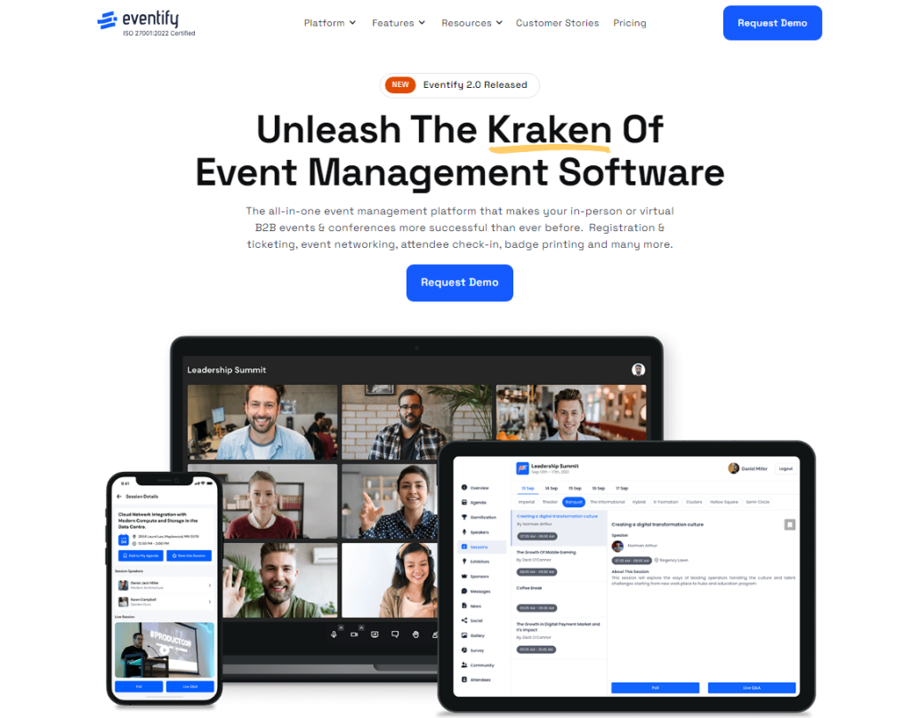 Eventify event management software