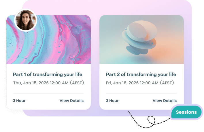 Multiple event sessions